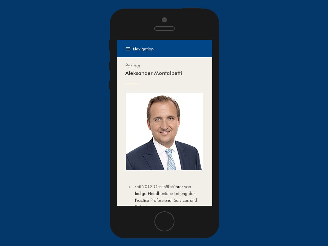 Indigo Headhunters - mobile