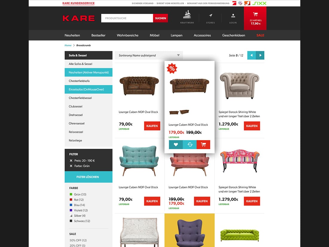 KARE Onlineshop