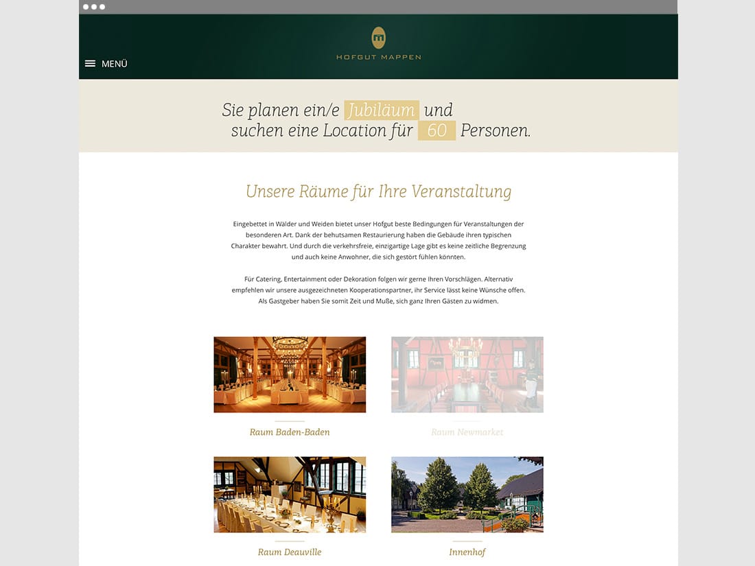 Hofgut Mappen Übersicht