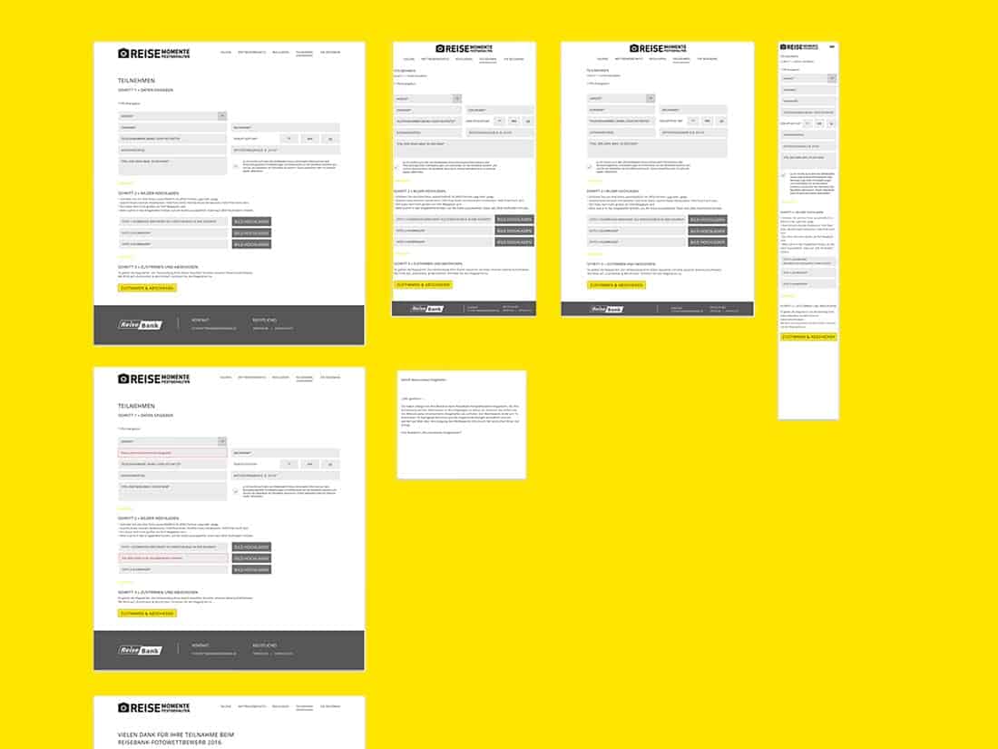 reisebank - sketch overview
